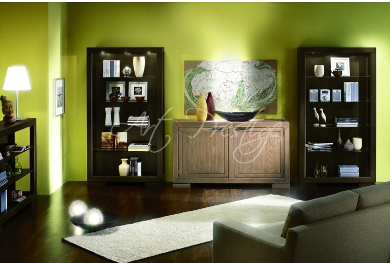 Art.EC004 Libreria moderna con faretti - immagine 2
