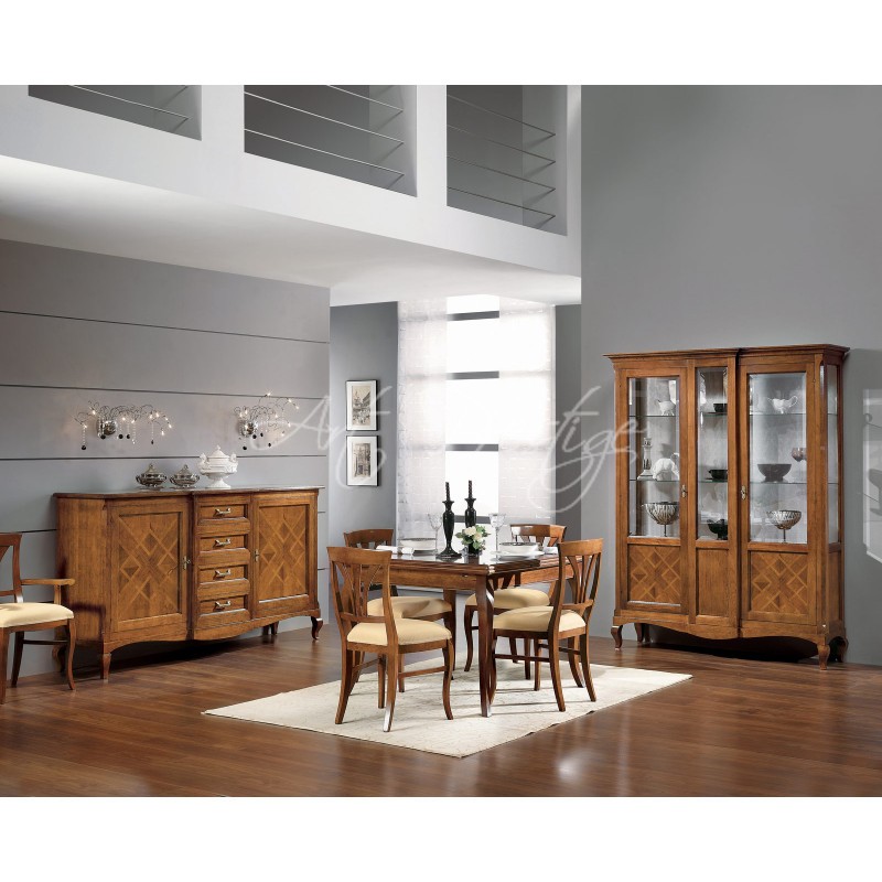 Art.H07 Credenza intarsi in legni esotici - Image 2