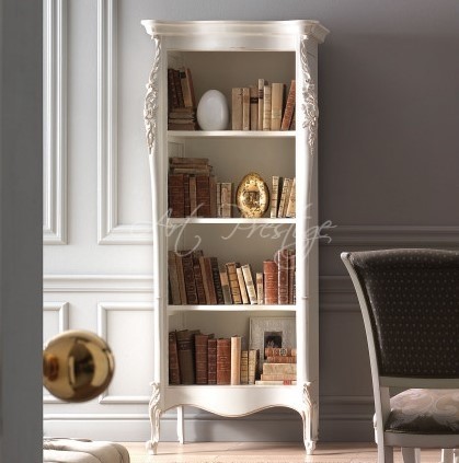 Art.1020/T Libreria con preziosi intagli
