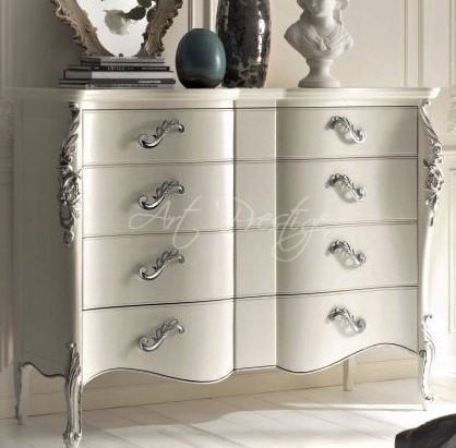 Art.1032/T Comò classico 4 cassetti