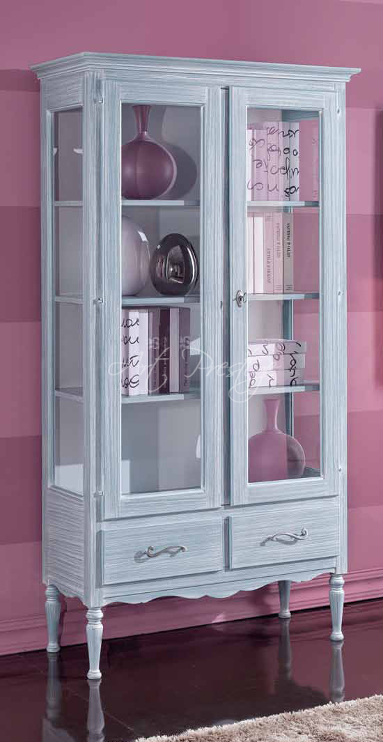 Art.952/A Showcase 2 doors 2 drawers