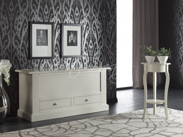 Art.9/G Cassapanca moderna bianca - Art Prestige – Luxury Furniture