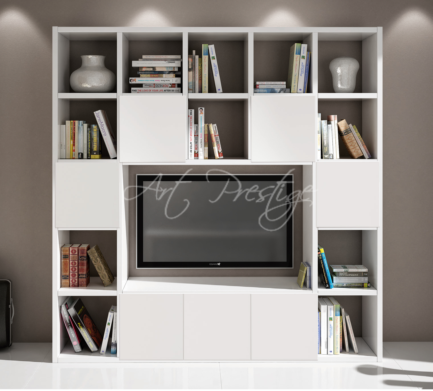 Art.570 Parete porta tv vani a giorno - immagine 3