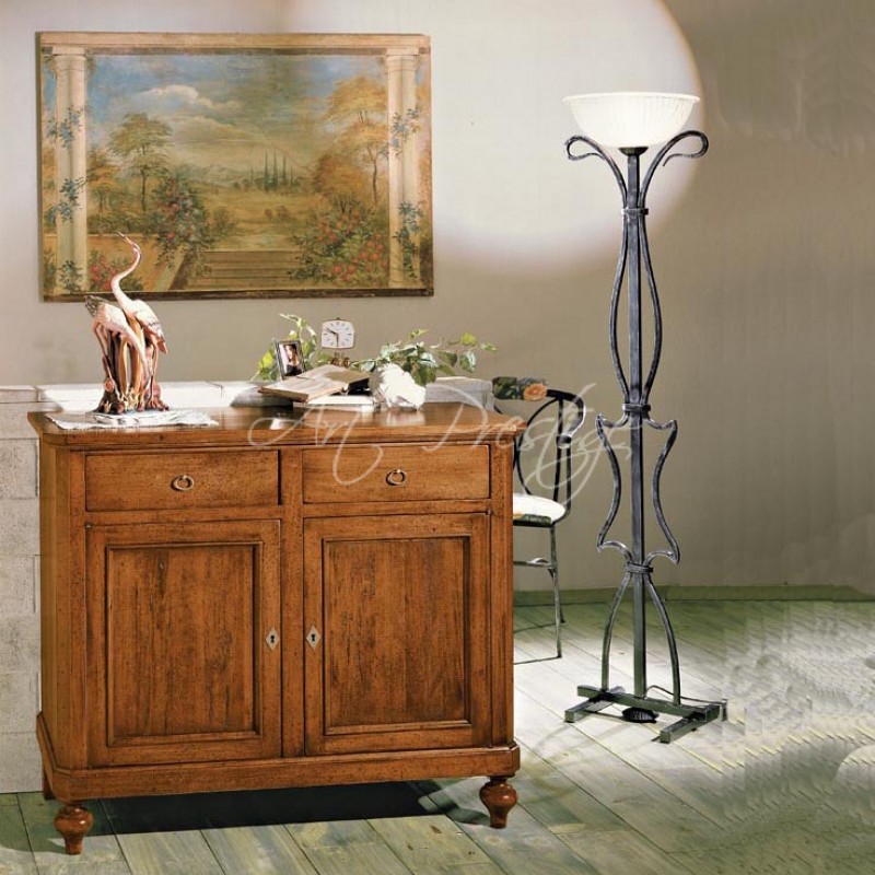 Art.1416/A Credenza decorata con alzata - immagine 7