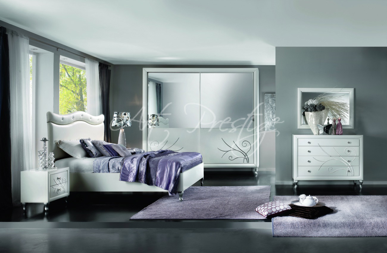 Art.243 Modern eco-leather bed