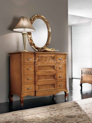 Art.H027 Comò e comodino intarsiati