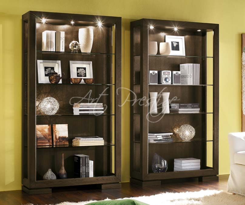 Art.EC004 Libreria moderna con faretti - Art Prestige – Luxury Furniture