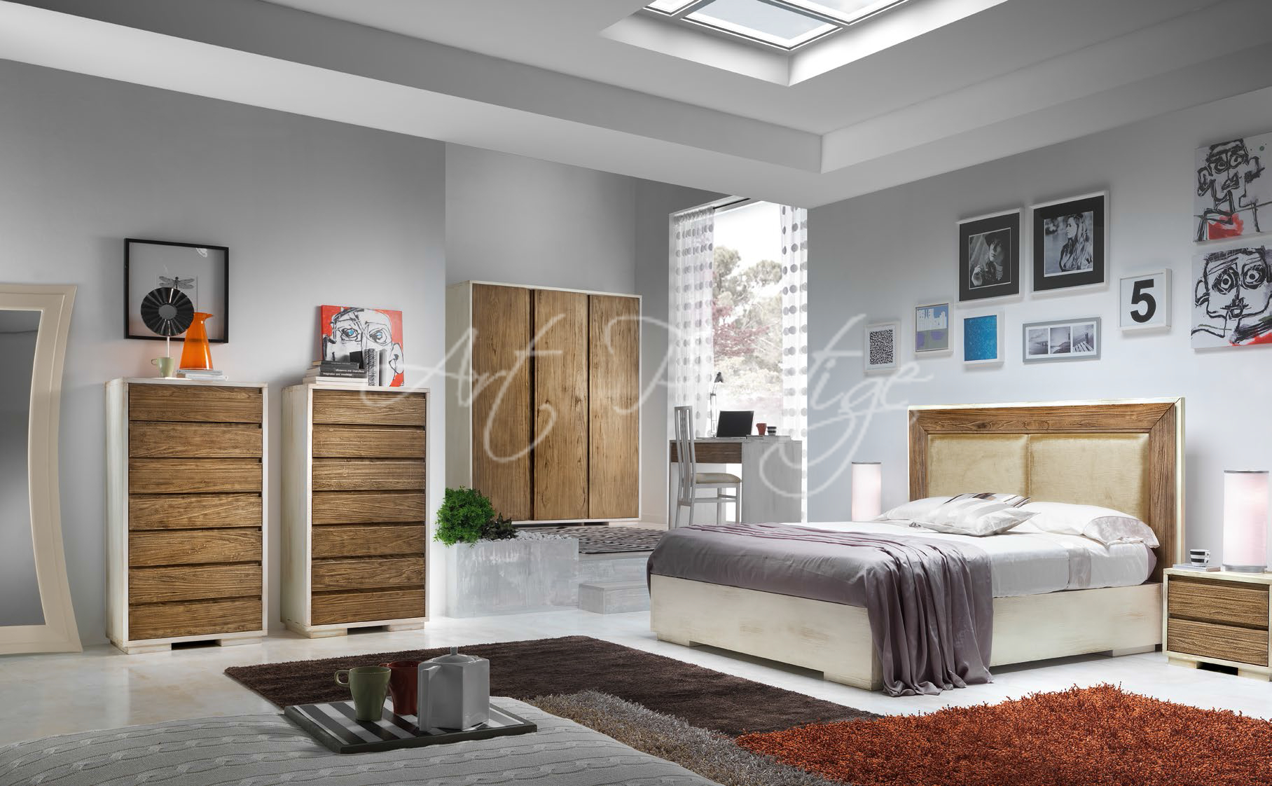Art.3224/A Camera da letto lineare