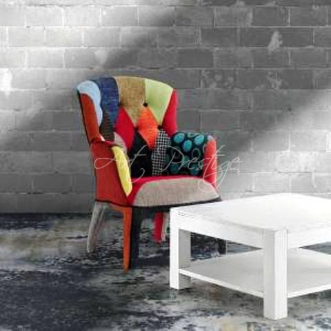 Art.653 Poltrona a patchwork moderna