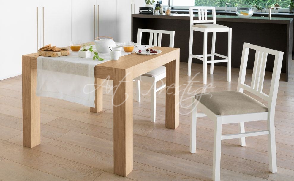 Art.050 Tavolo in rovere quadrato - immagine 3