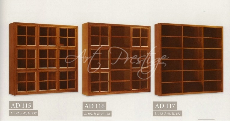 Art.AD115-AD116-AD117 Libreria noce