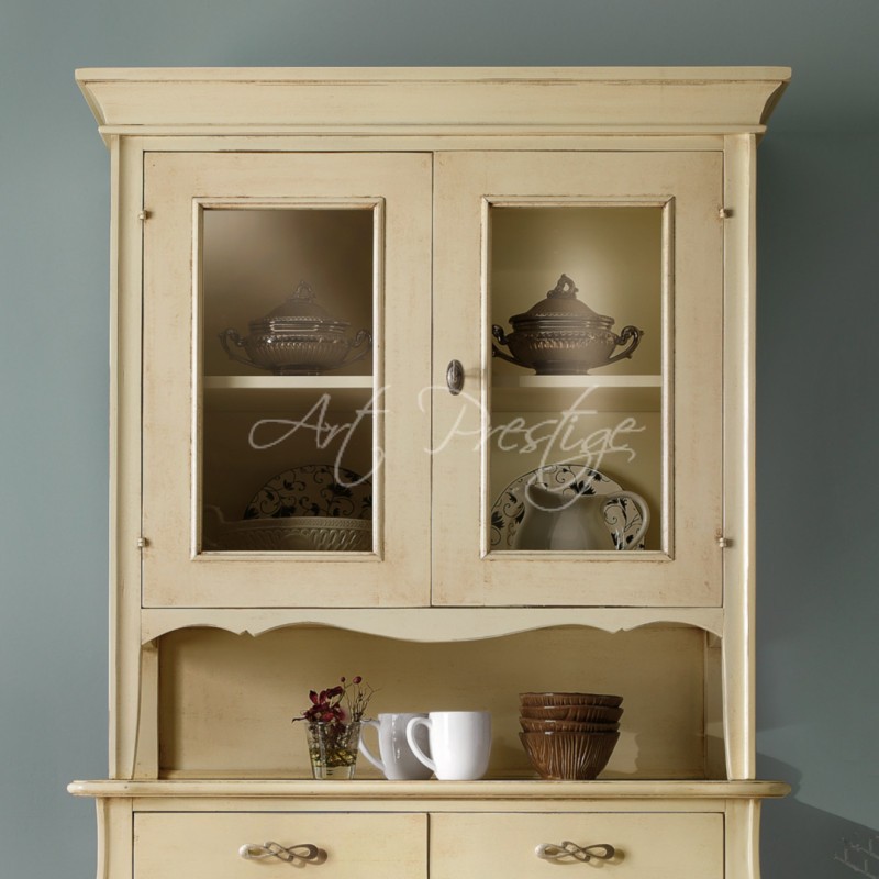 Art.3090/A Sideboard and ivory display cabinet - Image 3