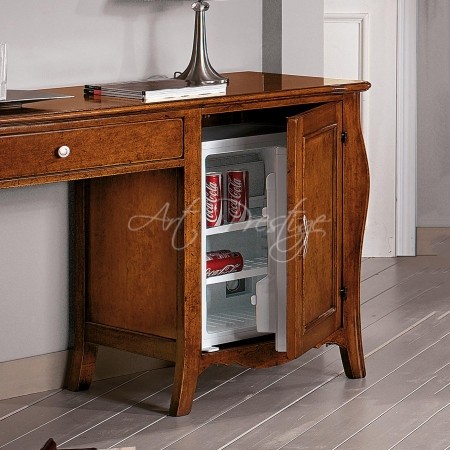 Art.485/A Scrittoio classico sagomato 1 cassetto 1 porta - immagine 2