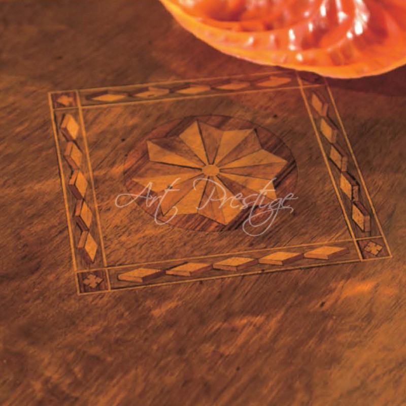 Art.H540 Tavolo classico con intarsio - immagine 5