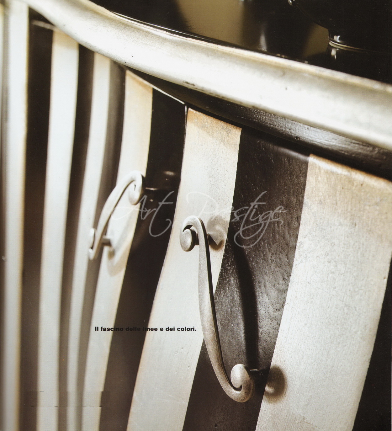 Art.13 Convex striped sideboard - Image 2