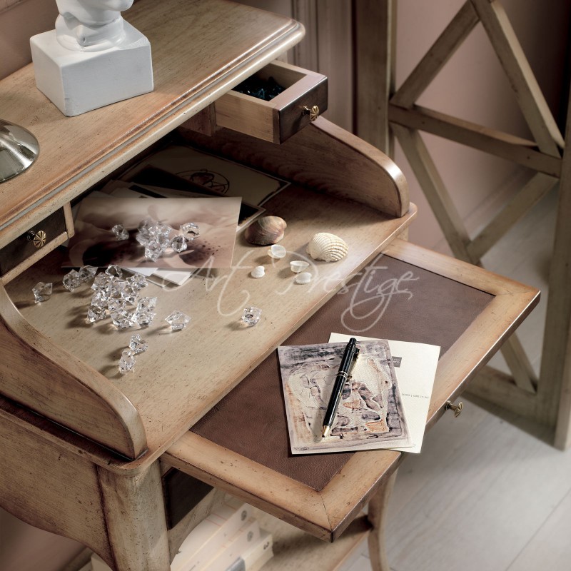 Art.H642 Libreria a parete con scrittoio - immagine 5