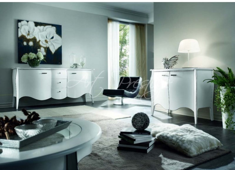 Art.2178 Ivory rounded sideboard - Image 3