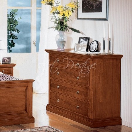 Art.726/A Comò lineare classico 5 cassetti