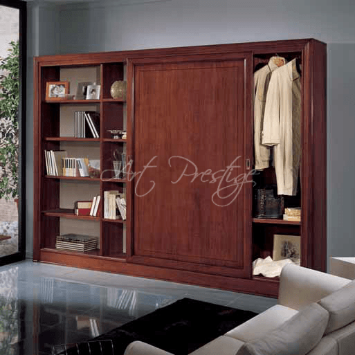 Art.1025/P Libreria una porta scorrevole - immagine 2