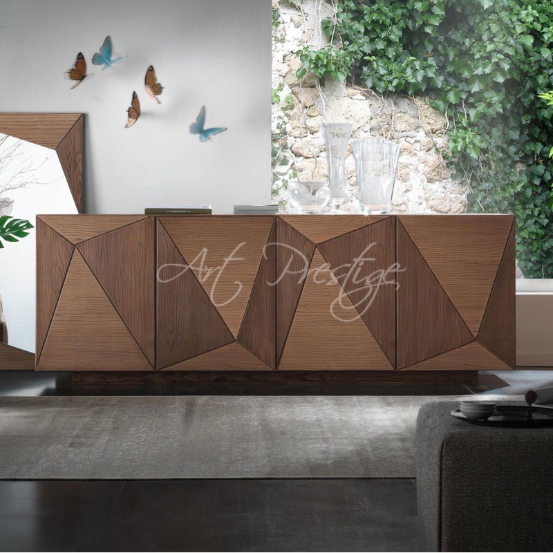 Art.1064/Z Madia a quattro ante geometria