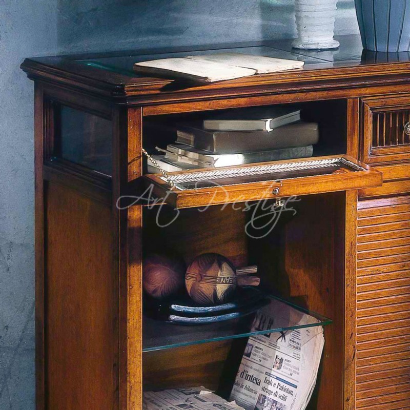 Art.712/GL Low bookcase with flaps - Image 3