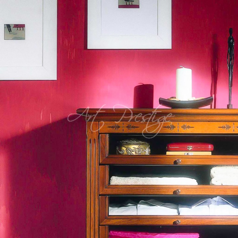 Art.813/GL Shirt holder with 8 glass drawers - Image 2
