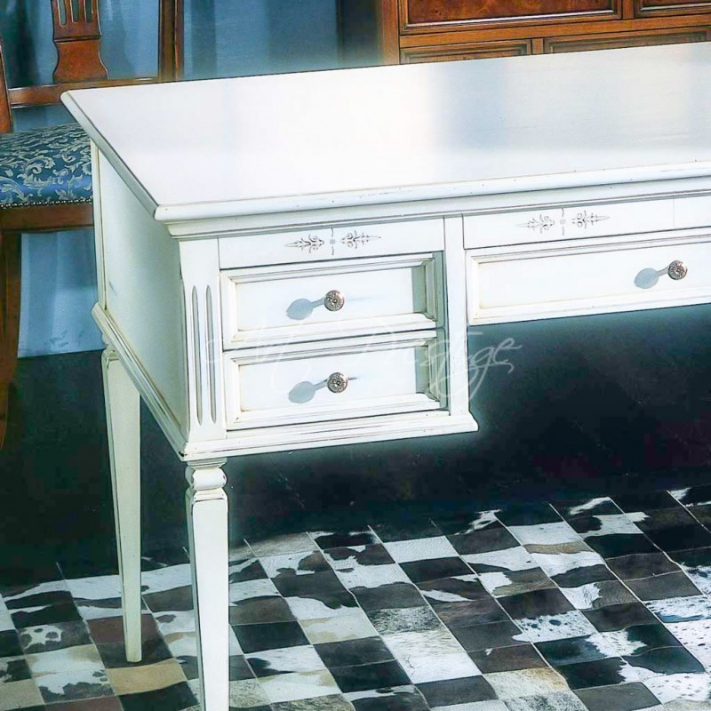 Art.820/GL Scrivania provenzale 5 cassetti - immagine 4