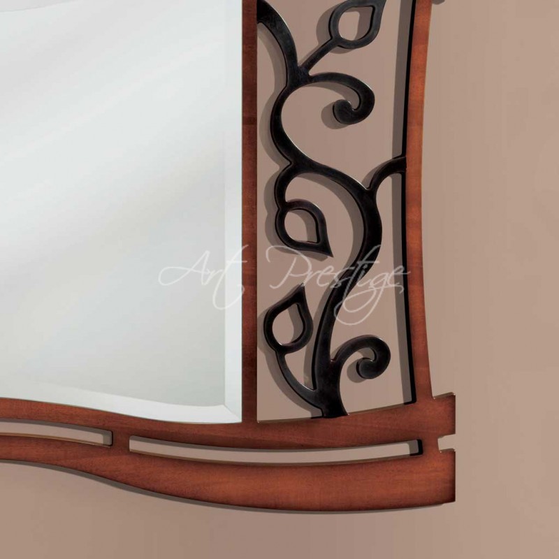 Art.3129 Mirror with floral fretwork - Image 2