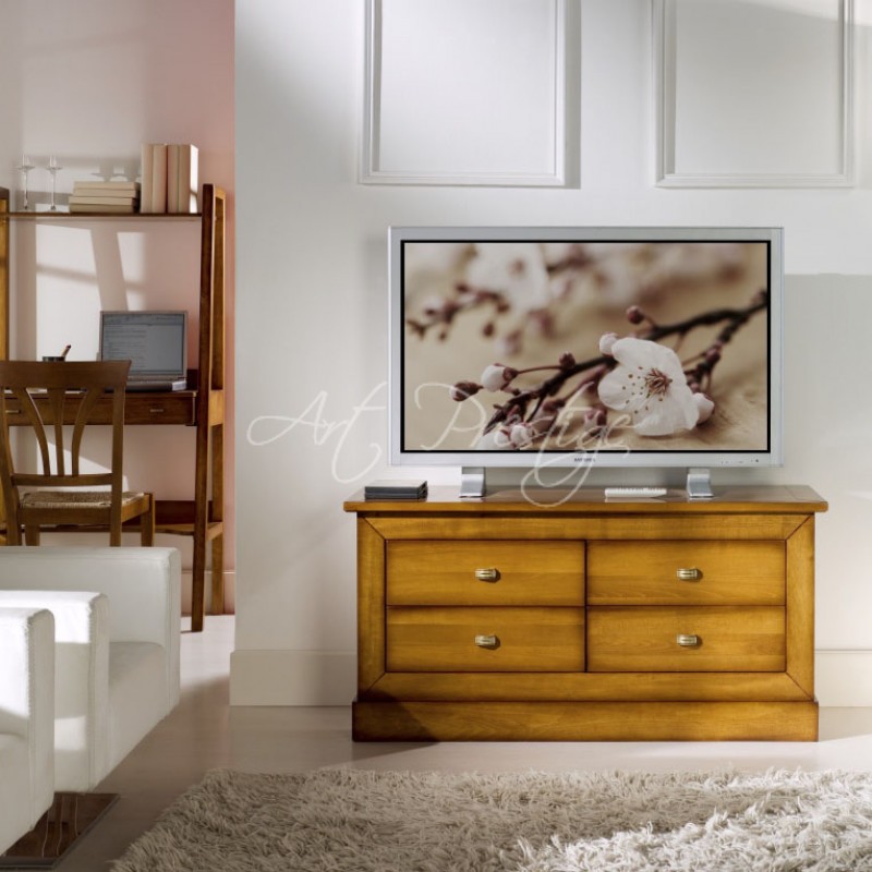 Art.665/G Base porta tv 4 cassetti