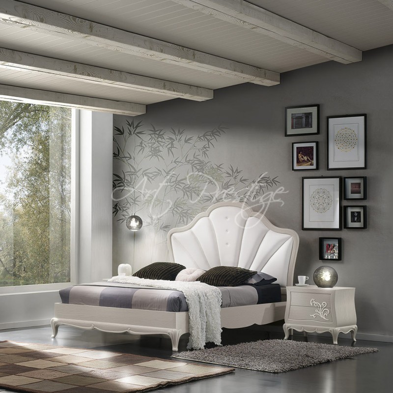Art.E167 Letto sagomato e Swarovsky