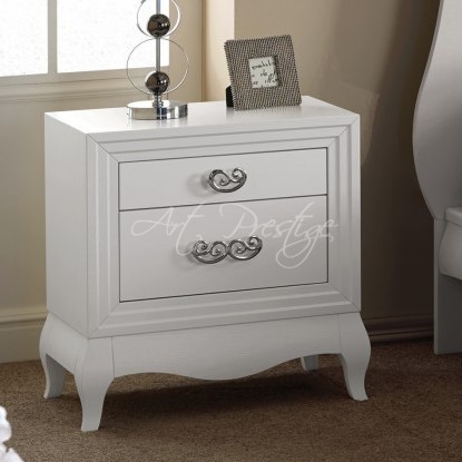 Art.E1115 Como' comodino gambe sagomate - immagine 2