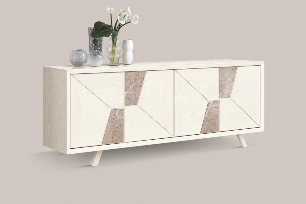 Art.7021 Madia laccata con gambe