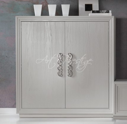 Art.34 Fortuna parete tv maniglie cromate - immagine 2