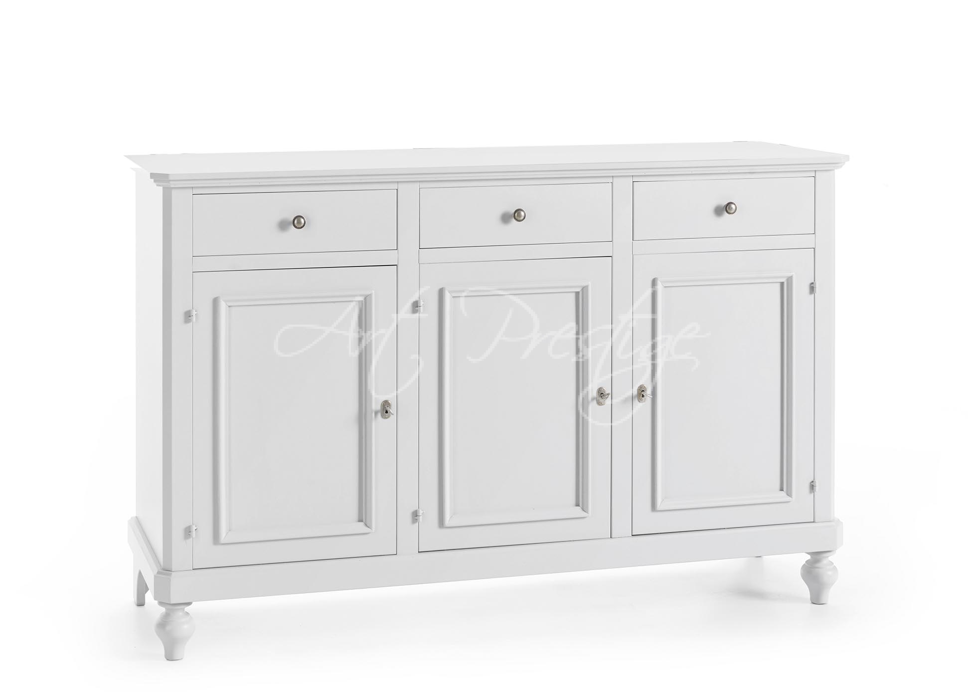 Art.6030/A Credenza laccata bianca Art Prestige Luxury Furniture