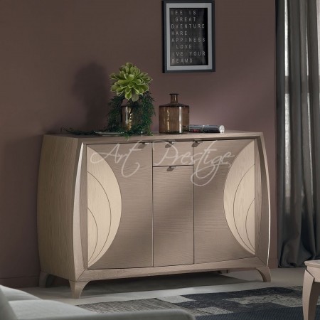 Art.L5016 Credenza-bar 2 porte incise - immagine 5
