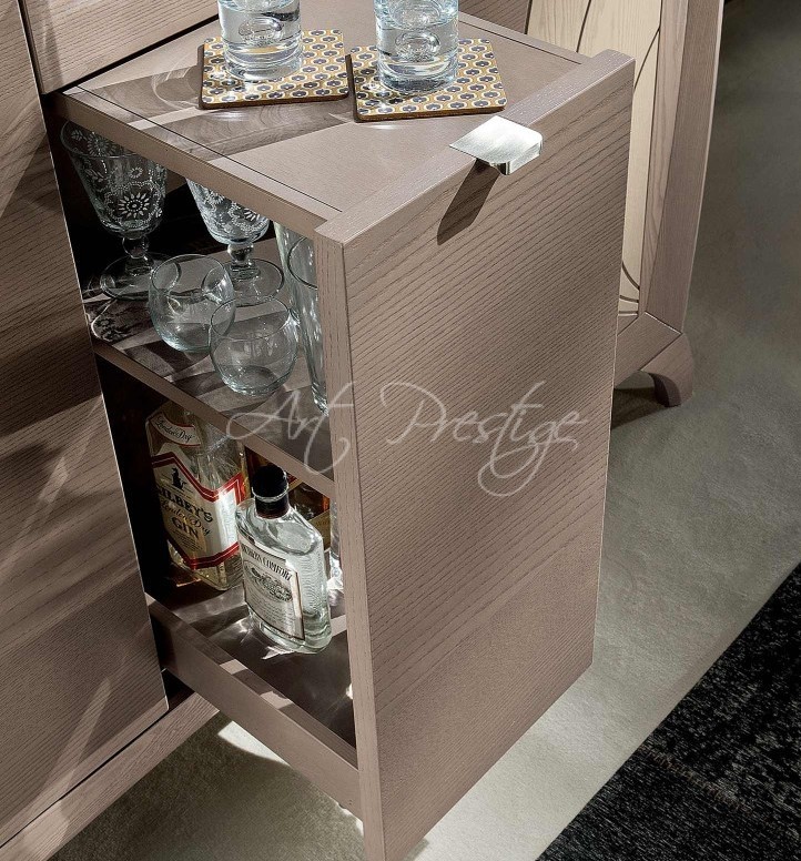 Art.L5016 Credenza-bar 2 porte incise - immagine 3