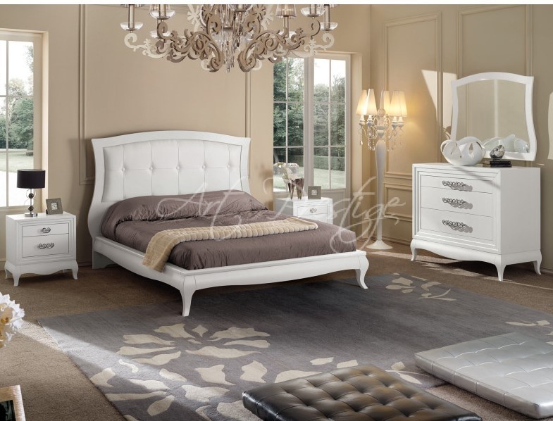 Art.E1115 Como' comodino gambe sagomate - immagine 4
