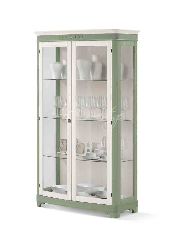 Art.452/GS Shabby showcase with two doors - Image 2