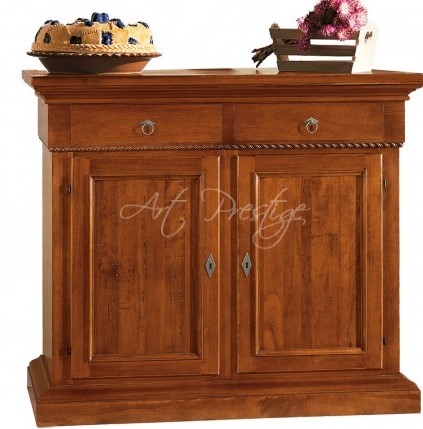Art.601/A Credenza 2 ante 2 cassetti noce