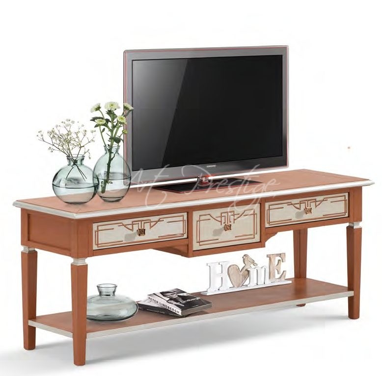Art.671/GS Porta tv Shabby 3 cassetti