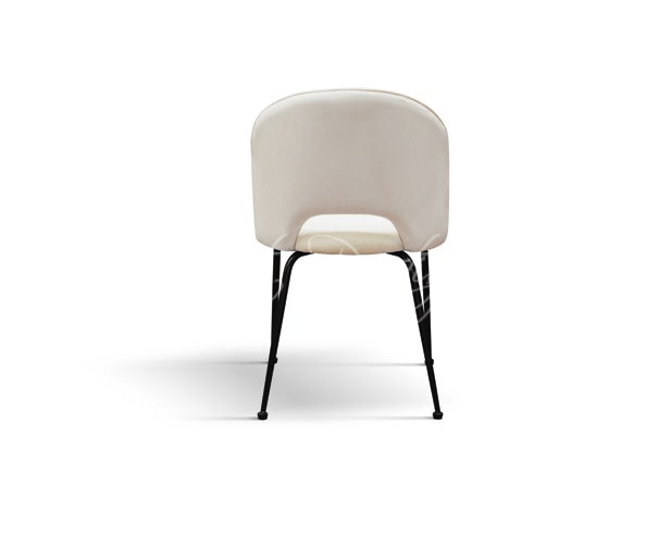 Art.2073 Sedia Lollo moderna imbottita in velluto - immagine 3