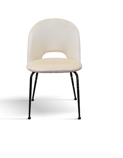 Art.2073 Sedia Lollo moderna imbottita in velluto - immagine 2