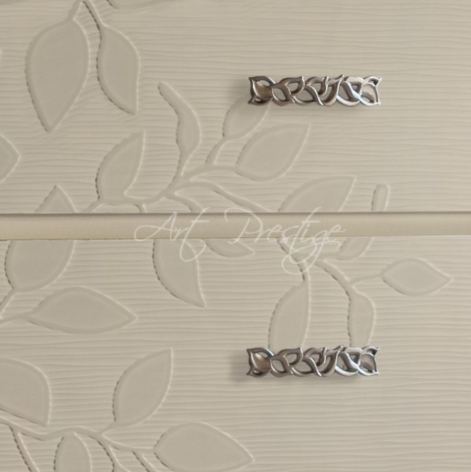 Art.2049/TF Como' contemporaneo 6 cassetti con decoro in rilievo - immagine 3