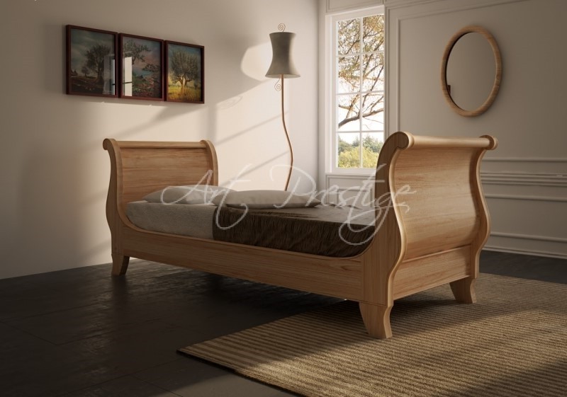 Art.12/A Letto a barca una piazza country-classico - immagine 2