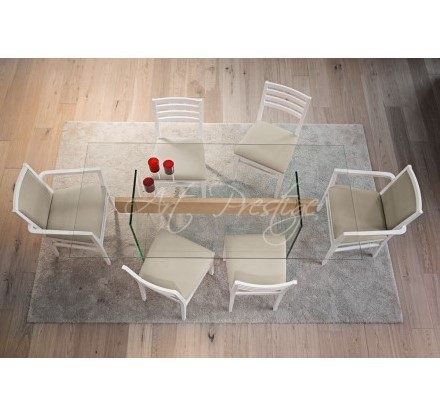 Art.LF221 Capotavola Loft moderno seduta e schienale imbottiti - immagine 2