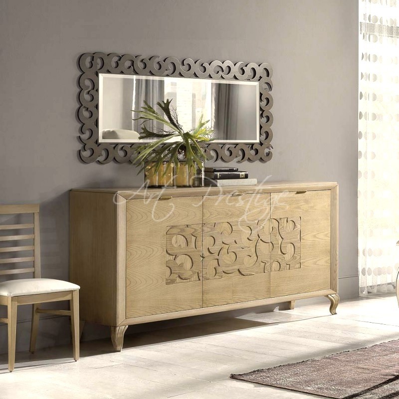 Art.FSM781 Credenza maxi classico contemporaneo a tre ante