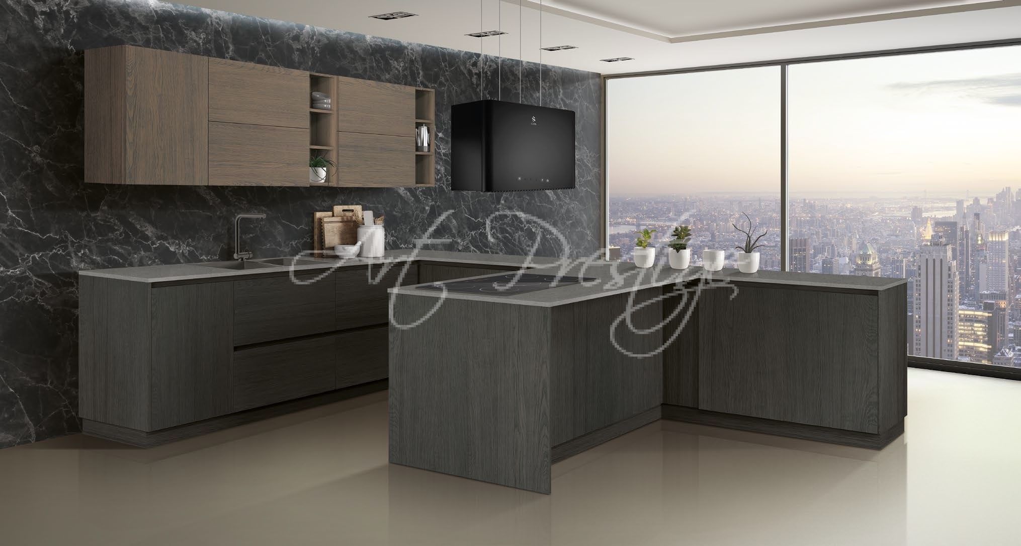 Art.7400 Cucina componibile su misura moderna artigianale