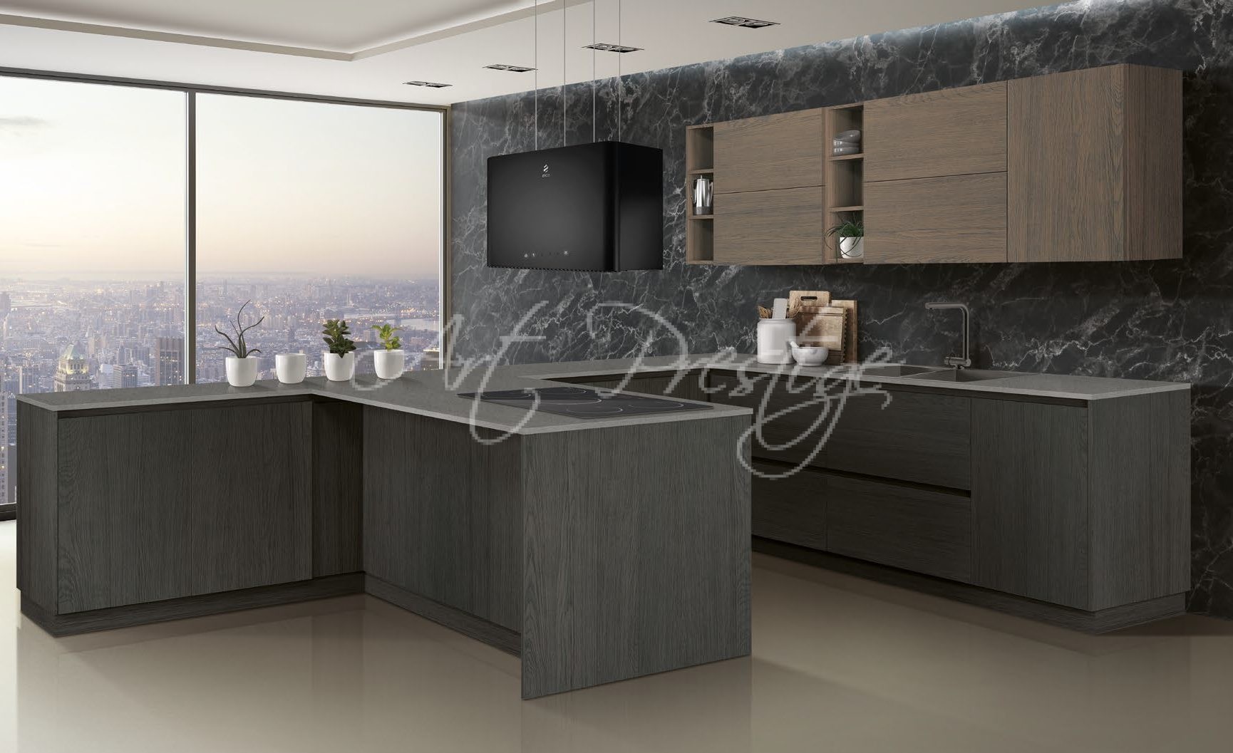 Art.7400 Cucina componibile su misura moderna artigianale - immagine 2