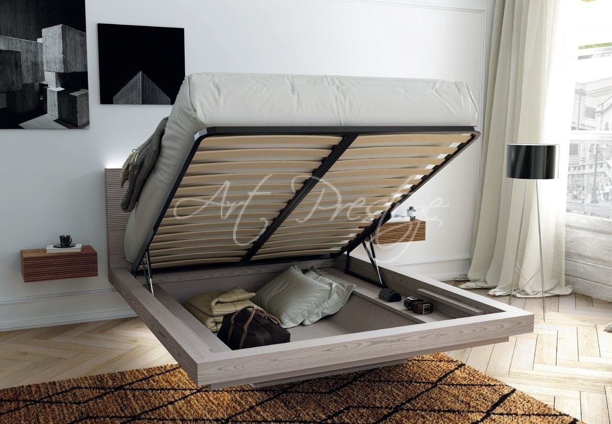 Art.1401T/VC Letto Nova fly in legno massello color grigio cenere - immagine 3